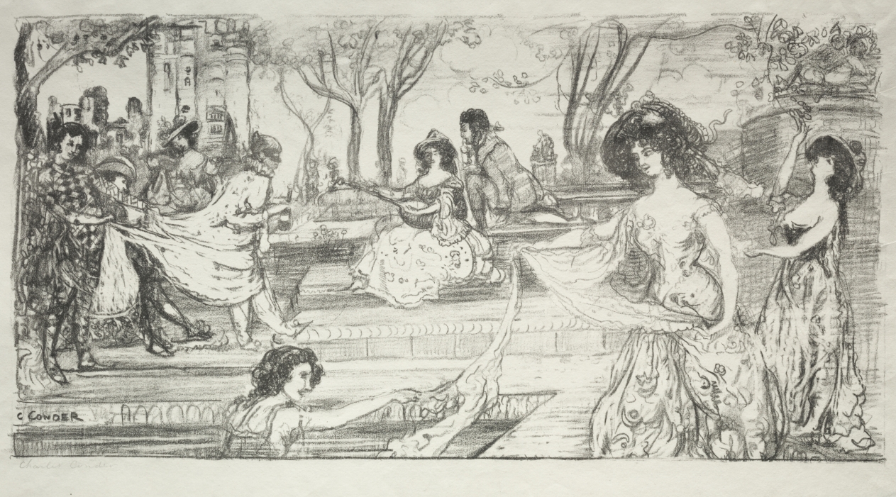 Charles Conder — La Guitariste