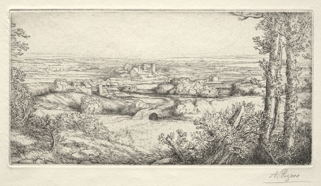 Alphonse Legros — A Valley in Burgundy (Une Vallée en Bourgogne)