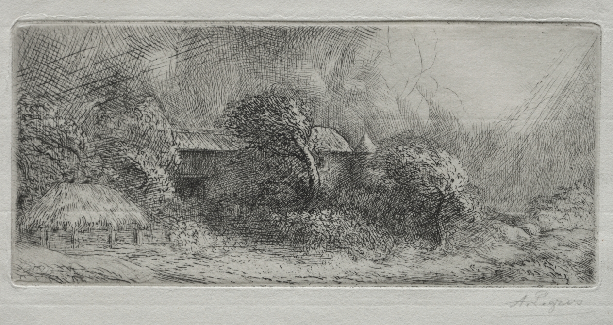 Alphonse Legros — Chailli:  effet d'orage