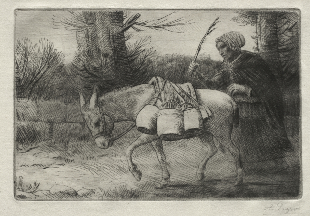 Alphonse Legros — The Dairymaid of Boulogne (Third Plate)