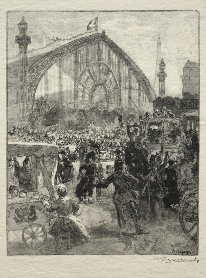 Auguste Louis Lepère — Leaving the 1889 Exhibition