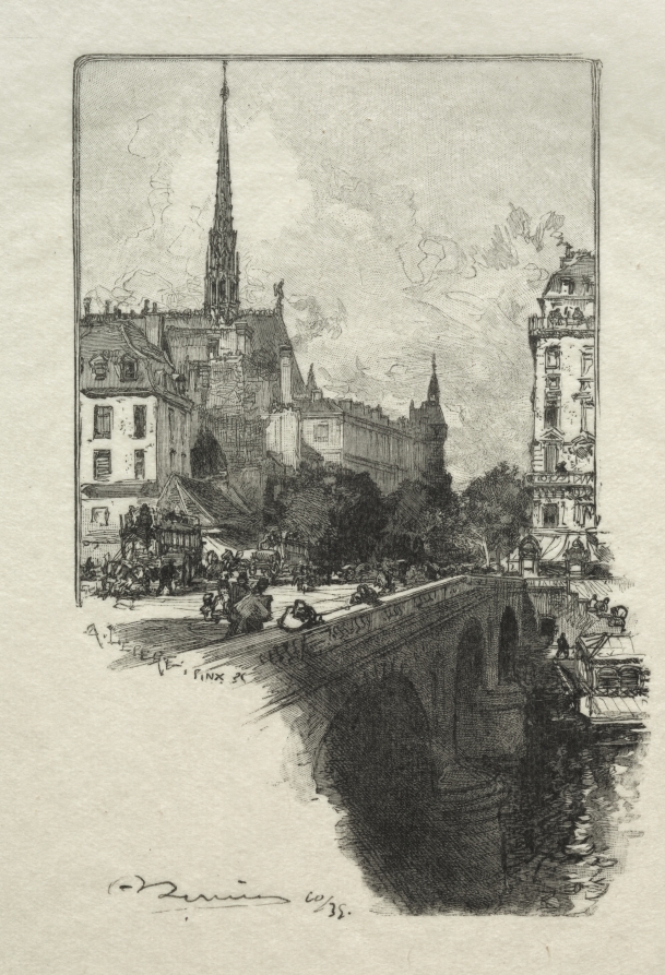 Auguste Louis Lepère — Le Pont St. Michel