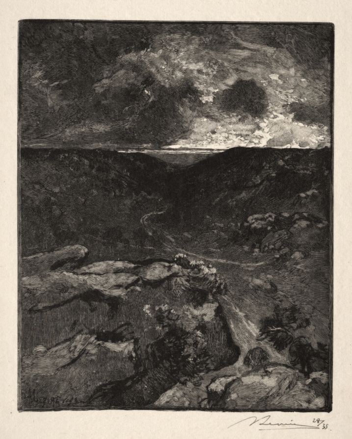 Auguste Louis Lepère — La vallèe de Franchard