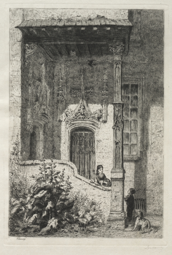 Alfred Alexandre Delauney — Maison dite de la Reine Blanche, Rue St. Hippolyte
