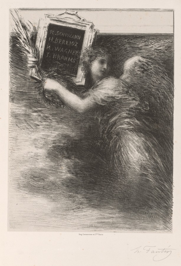 Henri Fantin-Latour — The Genius of Music