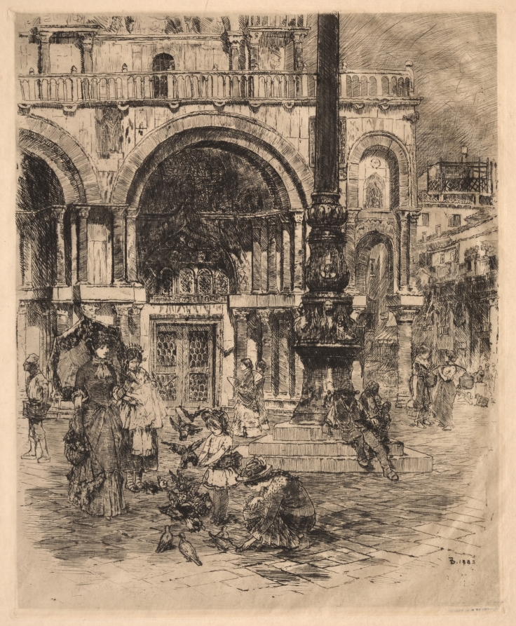 Frank Duveneck — Piazza San Marco, Venice