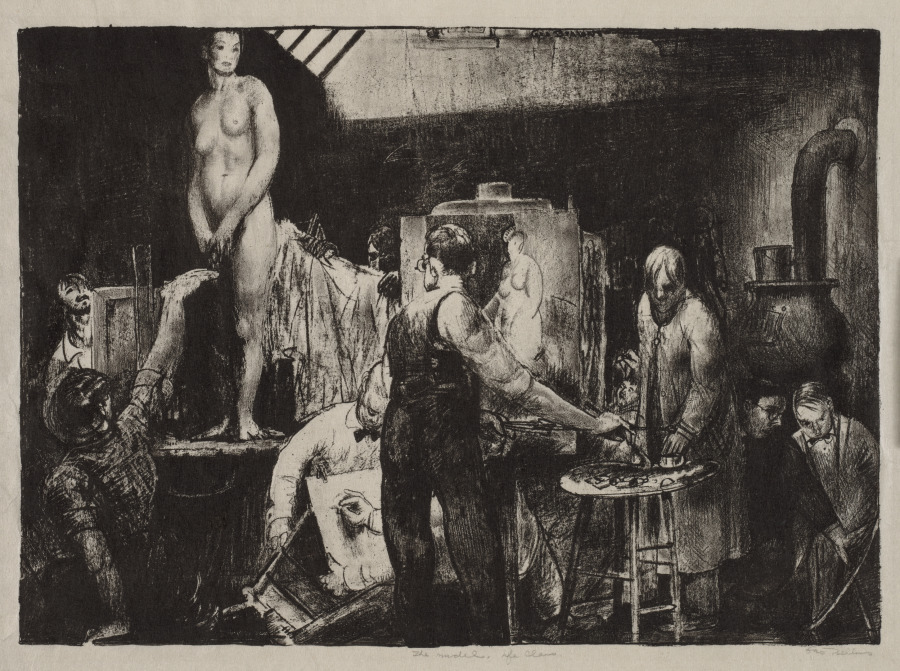 George Bellows — "The Life Class"