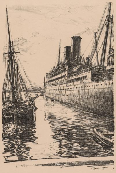 On the Clyde, 1917-1918:  The Tuscania at Glasgow