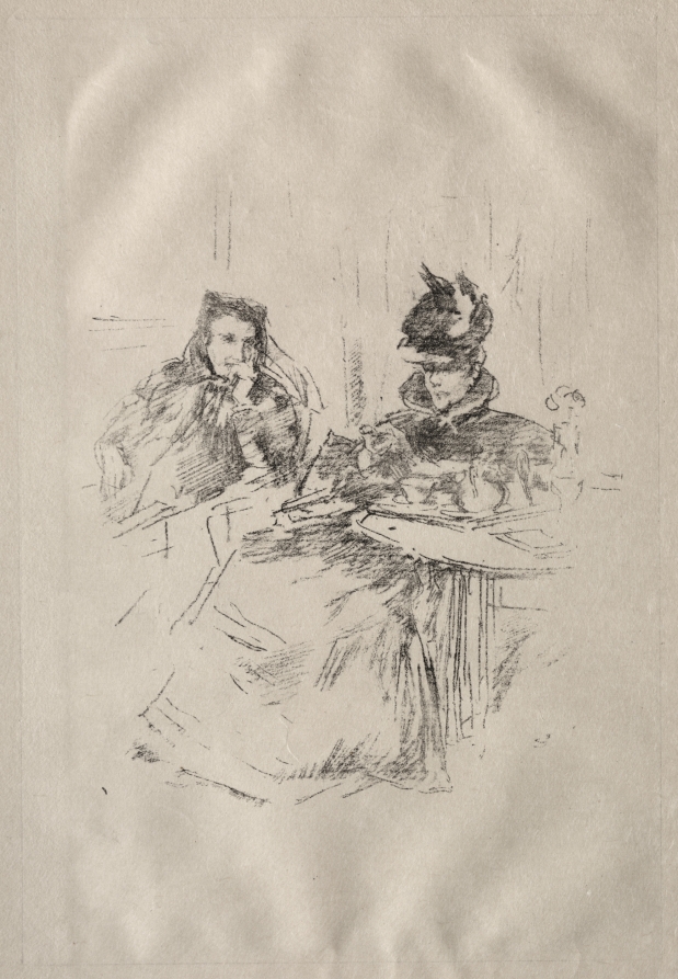 James McNeill Whistler — Afternoon Tea, Mrs. Phillips and Mrs. Charles Whibley