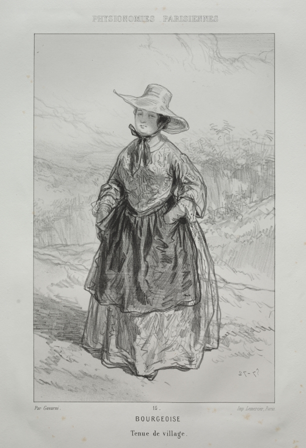 Paul Gavarni — Bourgeoise