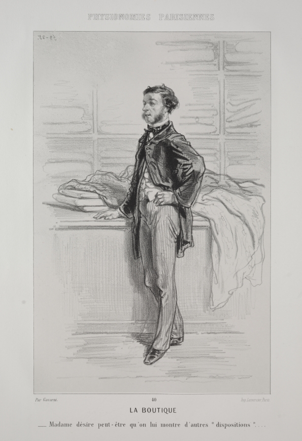 Paul Gavarni — La Boutique