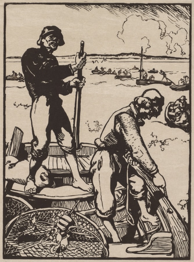 Auguste Louis Lepère — Shrimp Fishermen