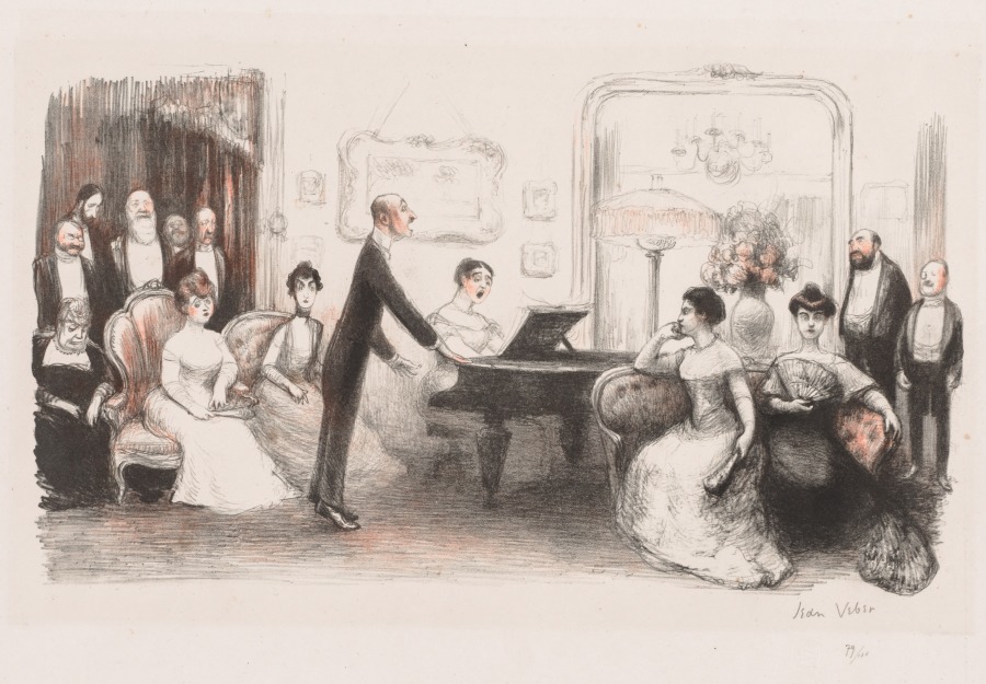 Jean Veber — La Soirée Bourgeoise