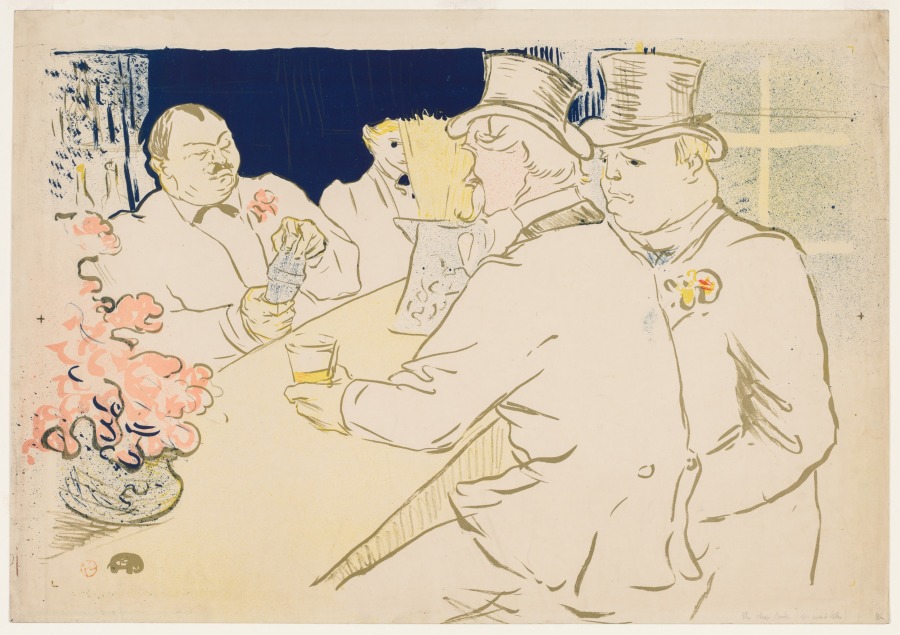 Henri de Toulouse-Lautrec — The Irish and American Bar, Rue Royale
