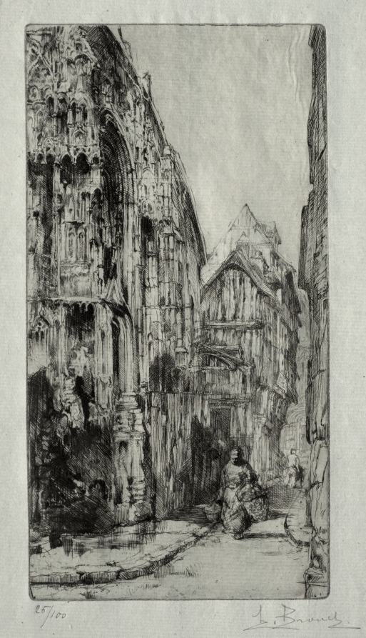 Auguste Brouet — Saint-Etienne des Tonneliers a Rouen