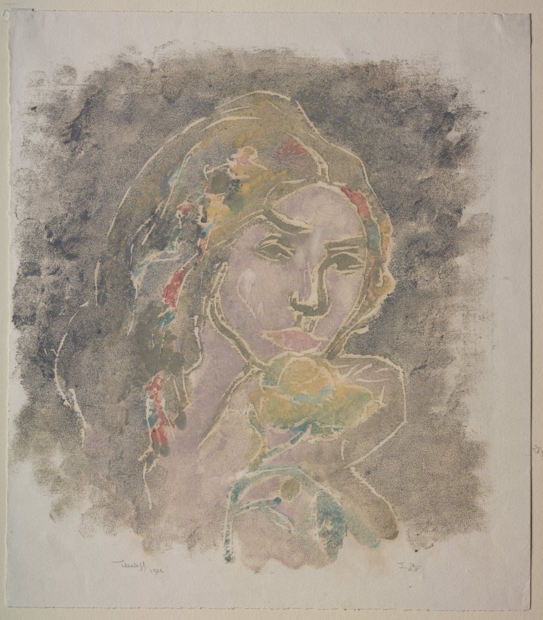 Ellen Thesleff — Girl's Head