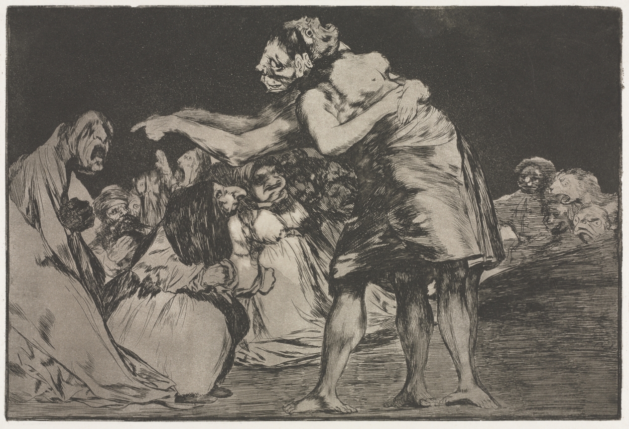 Francisco de Goya — The Proverbs:  Matrimonial Folly