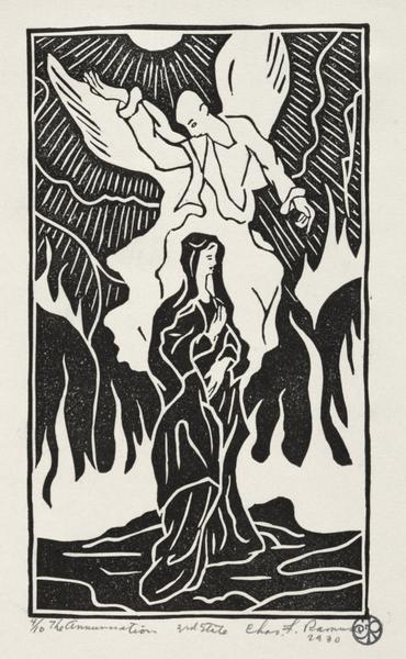 The Annunciation, Christmas Card for 1929