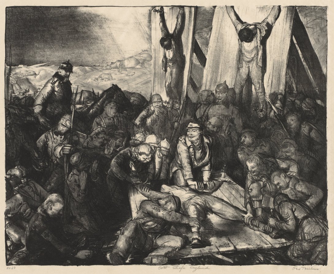 George Bellows — War Series:  Gott Strafe, England