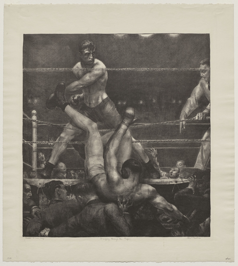 George Bellows — Dempsey Through the Ropes