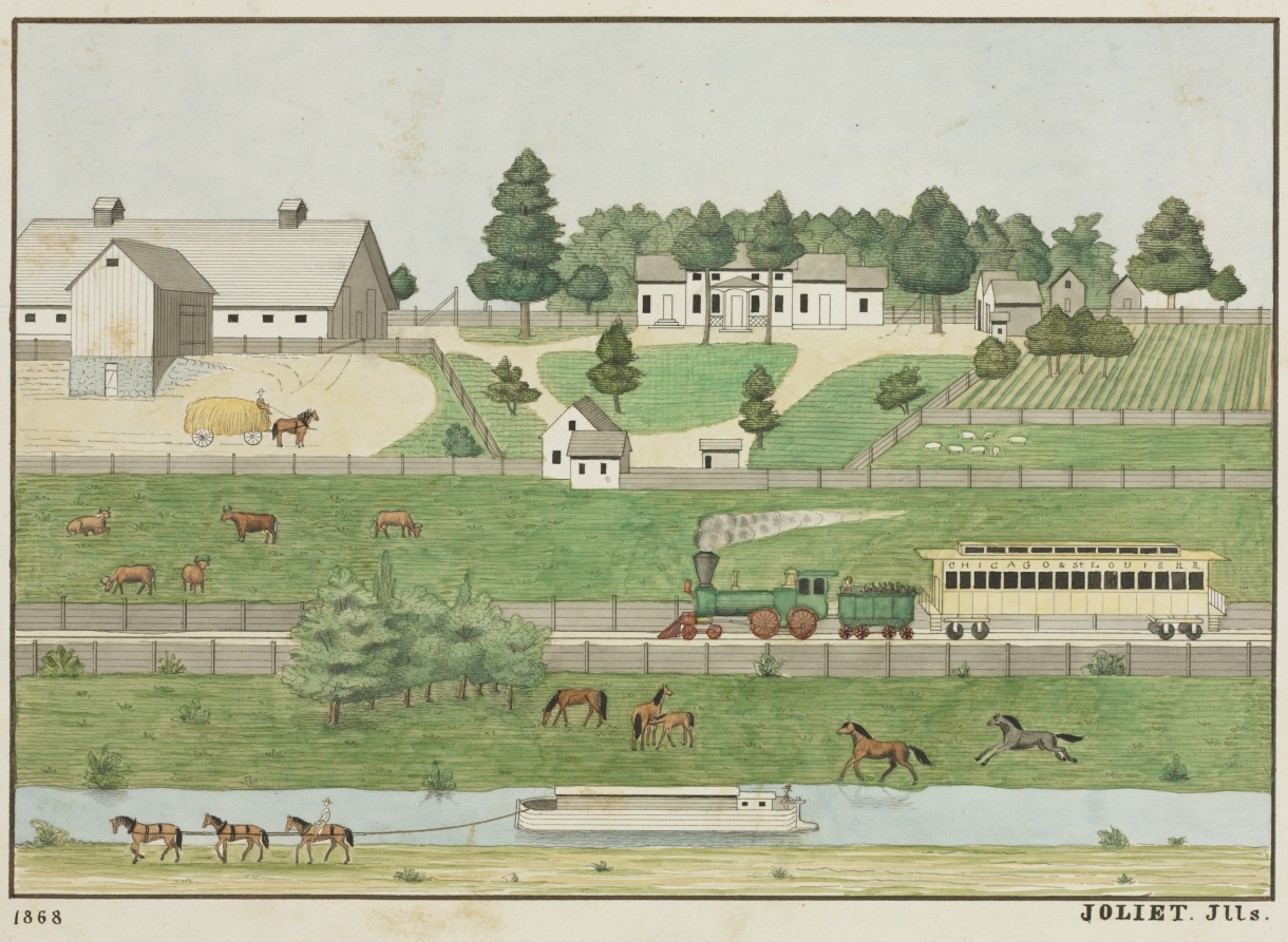 Unknown Artist — Landscape, Joliet, Illinois