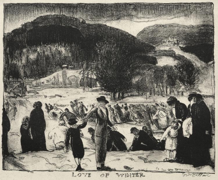 George Bellows — Love of Winter, Christmas 1917
