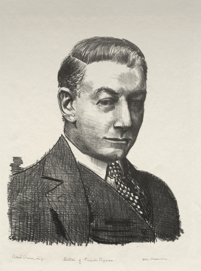 George Bellows — Sketch of Frank Byrne