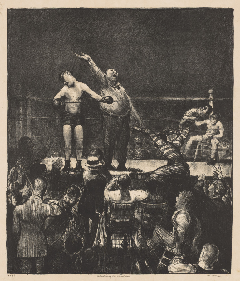 George Bellows — Introducing the Champion, No. 1, Large