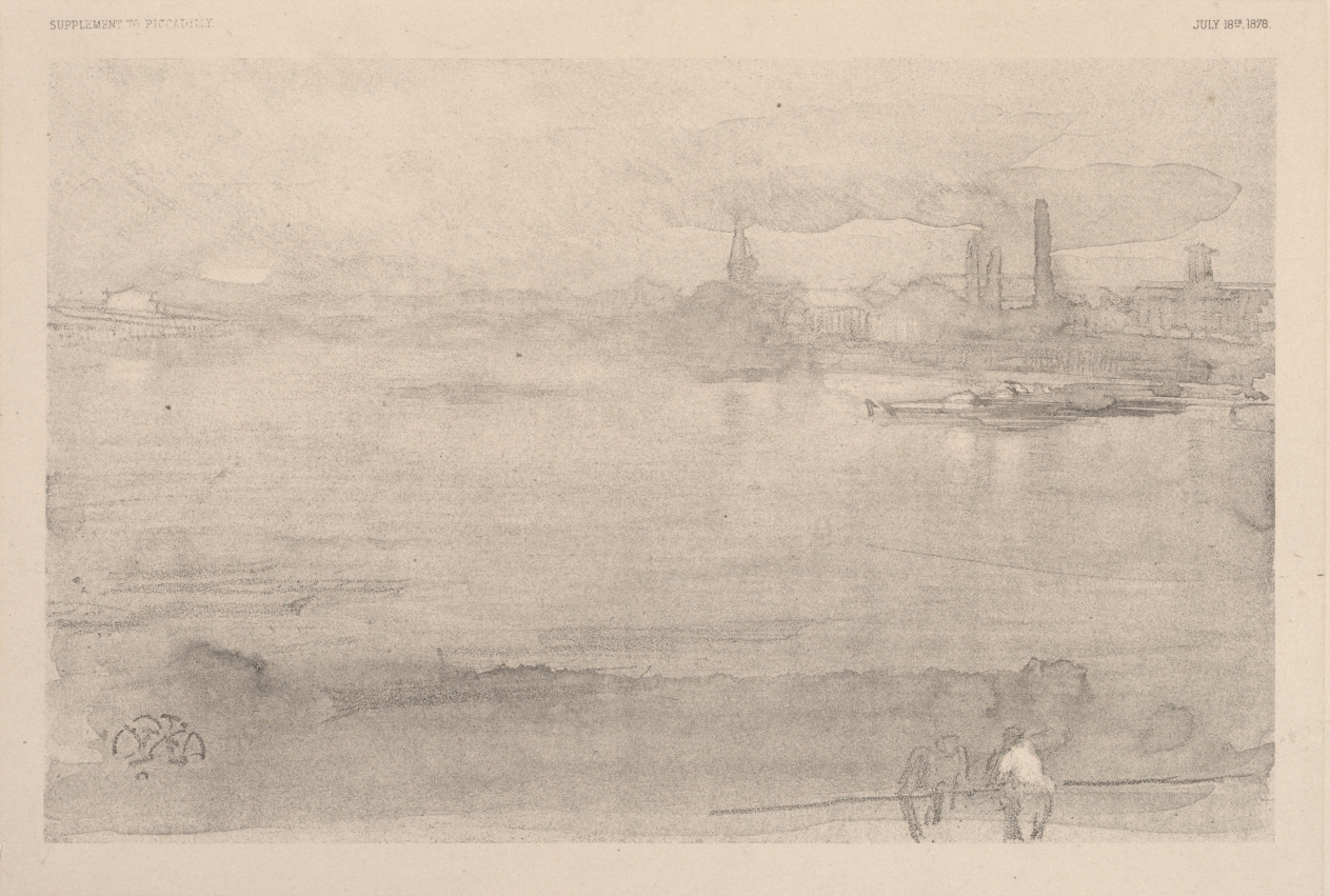 James McNeill Whistler — Early Morning:  The Thames at Battersea