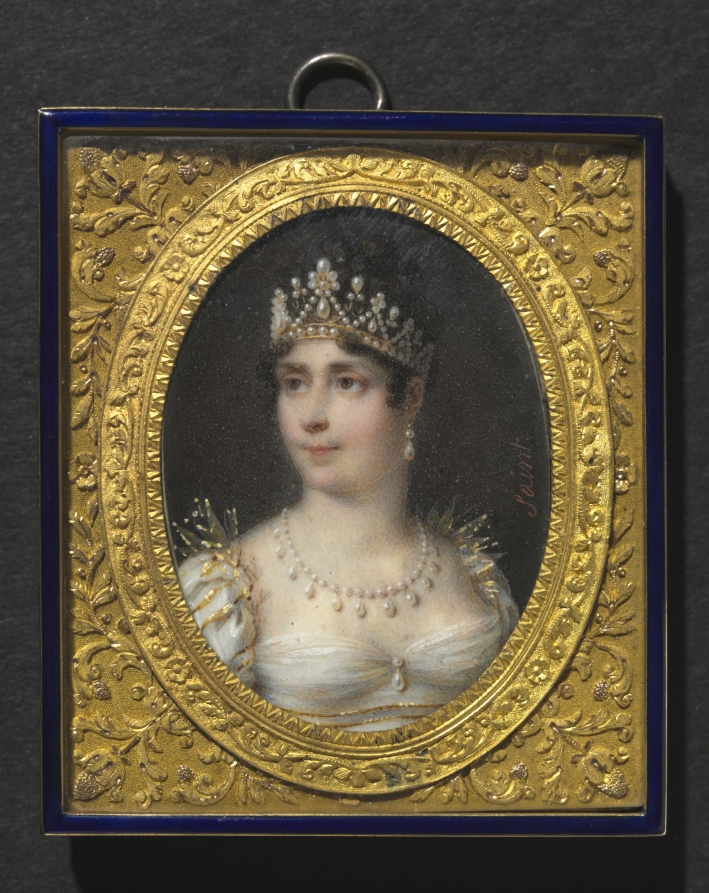 Daniel Saint — Portrait of Joséphine de Beauharnais, Empress of the French