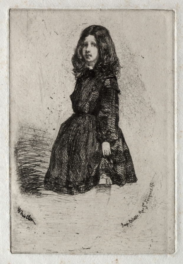 James McNeill Whistler — Twelve Etchings from Nature:  Annie