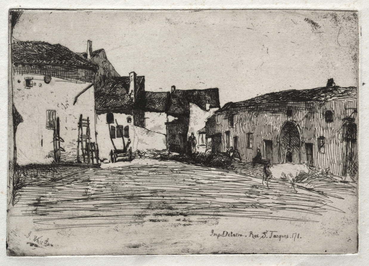 James McNeill Whistler — Twelve Etchings from Nature:  Liverdun
