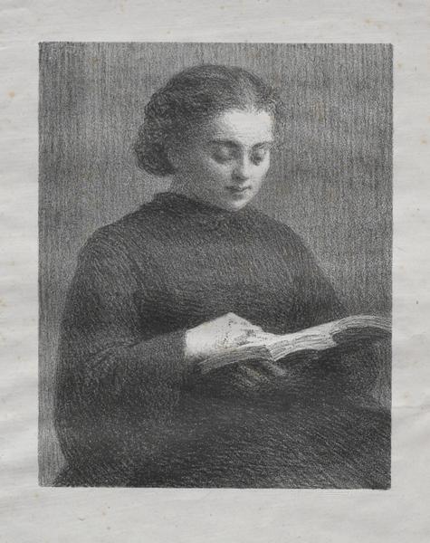 Henri Fantin-Latour — Reading:  Portrait of the Artist's Sister