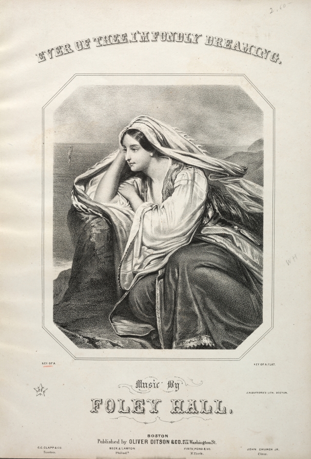 Winslow Homer — Ever of Thee, I'm Fondly Dreaming - Sheet Music Cover