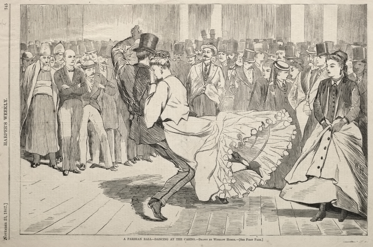 Winslow Homer — A Parisian Ball - Dancing at the Casino