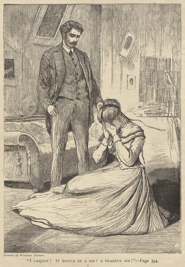 Winslow Homer — "I Cannot!  It Would Be a Sin!  A Fearful Sin!"