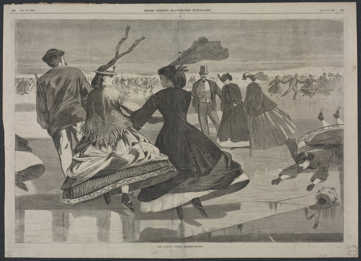 Winslow Homer — Our National Winter Exercise - Skating