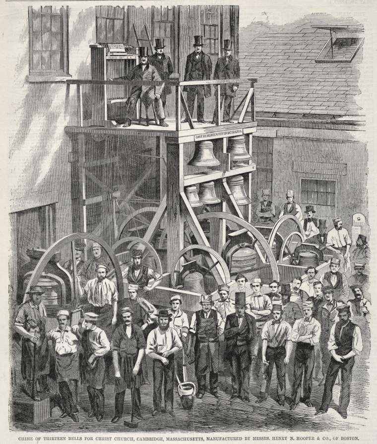 Winslow Homer — Chime of Thirteen Bells for Christ Church, Cambridge, Massachusetts, Manufactured by Messrs. Henry N. Hooper & Co., of Boston