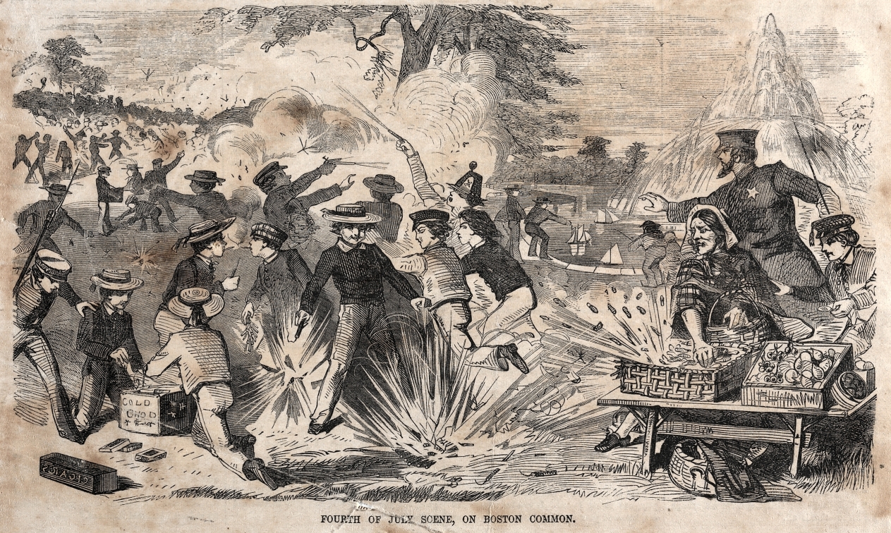 Winslow Homer — Fourth of July Scene, on Boston Common