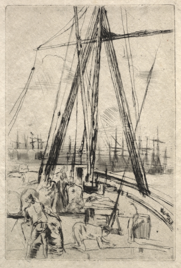 James McNeill Whistler — Shipping at Liverpool