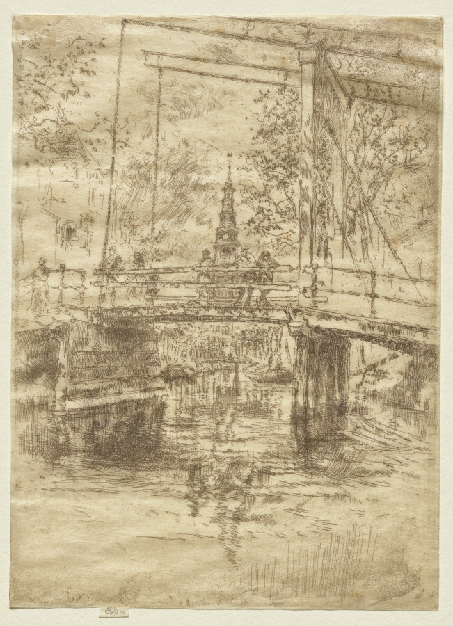 James McNeill Whistler — Little Drawbridge, Amsterdam