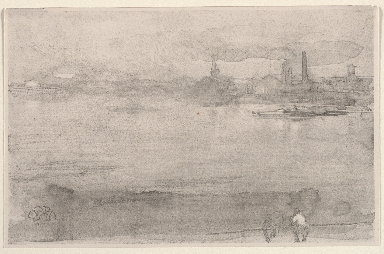 James McNeill Whistler — Early Morning:  The Thames at Battersea, London