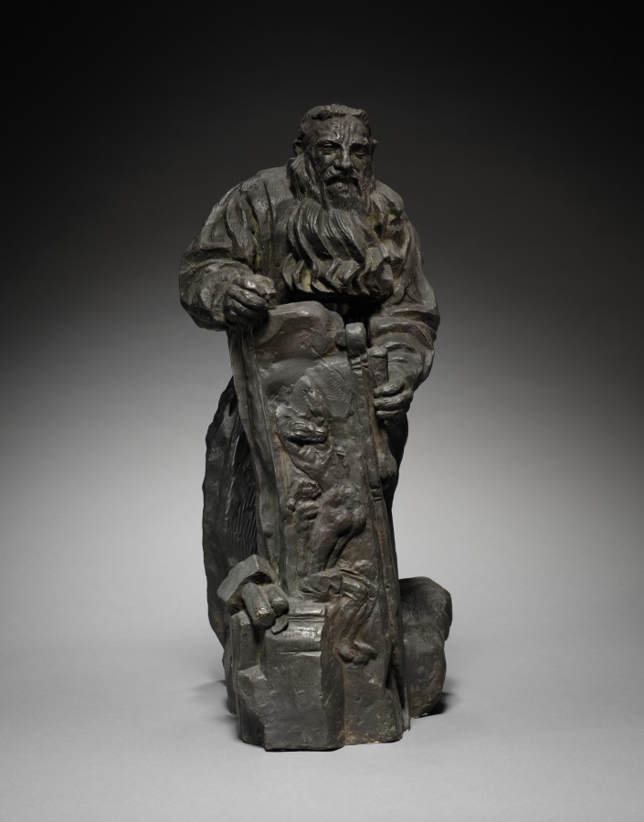 Rodin Working on "The Gates of Hell"