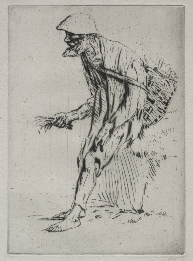 Alphonse Legros — The Red Pimpernel Vender