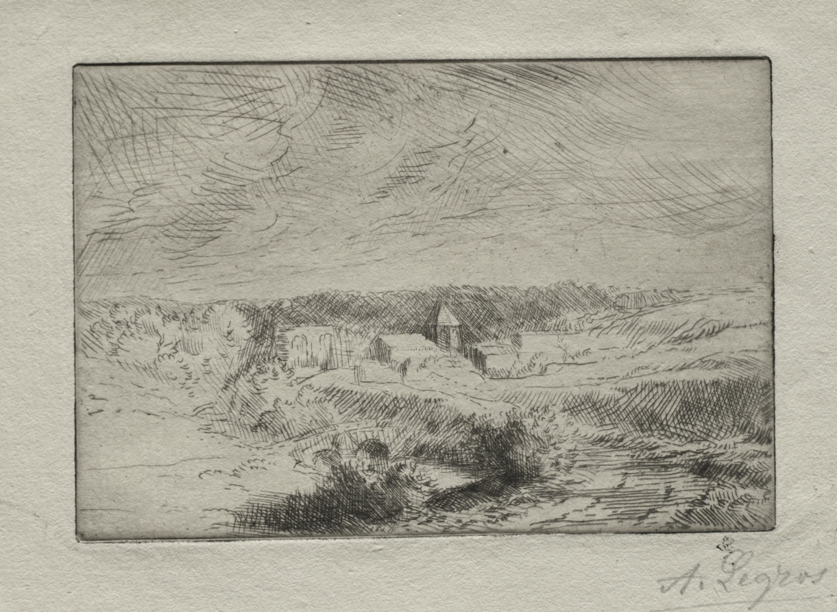 Alphonse Legros — Village of Wimille, near Boulogne