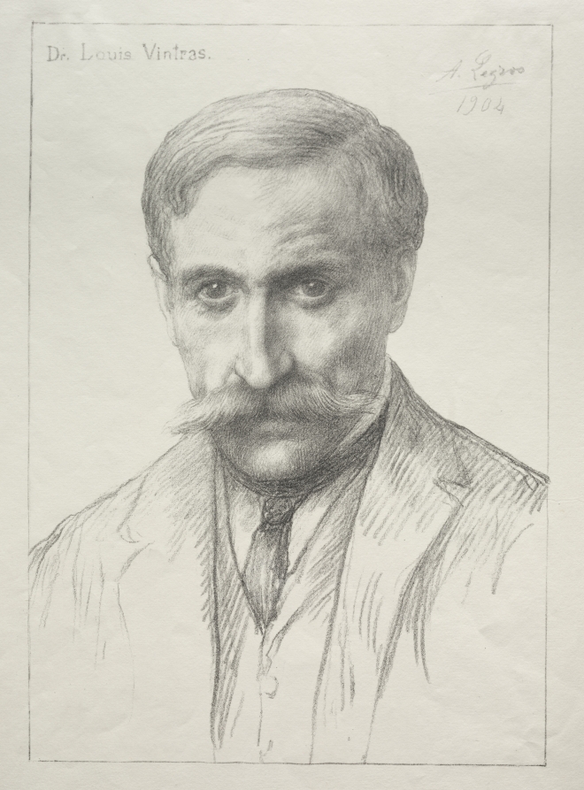 Alphonse Legros — Portrait of Dr. Louis Vintras