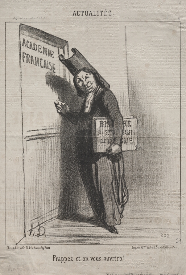 Honoré Daumier — Knock and it will open for you!