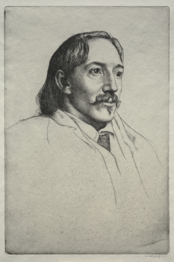 William Strang — Robert Louis Balfour Stevenson