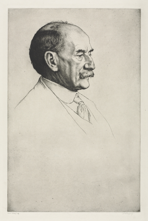 William Strang — Thomas Hardy, Facing Right
