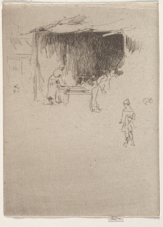 James McNeill Whistler — Booth at a Fair